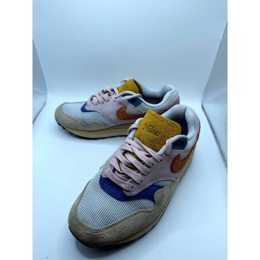 Nike Air Max 1 Tan Lines FN7200-224 Womens 7.5‎ Sneaker Multicolor Suede Shoes